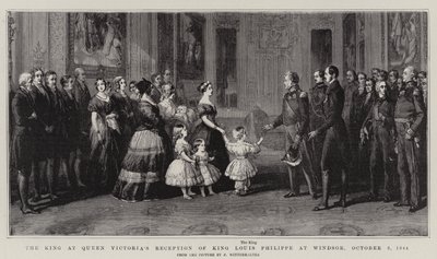 Il re alla ricezione di re Luigi Filippo da parte della regina Vittoria a Windsor, 8 ottobre 1844 da Franz Xaver Winterhalter